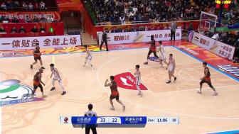 2024年12月27日 高诗岩10+10+15 郭凯16+8 林庭谦21+5 山东轻取天津迎3连胜